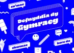 Defnyddia dy Gymraeg  (use your Welsh text)