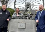 Minister Jack Sargeant at Llay Miners