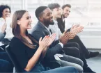 audience clapping 