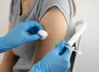 person receiving a vaccination
