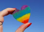 multicoloured heart