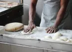 baker making bread