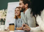 Young entrepreneur smiling 