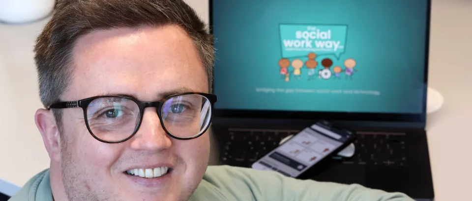 Matthew Davies, a Team Manager at Merthyr Tydfil Children’s Service