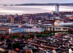 The city of Swansea.
