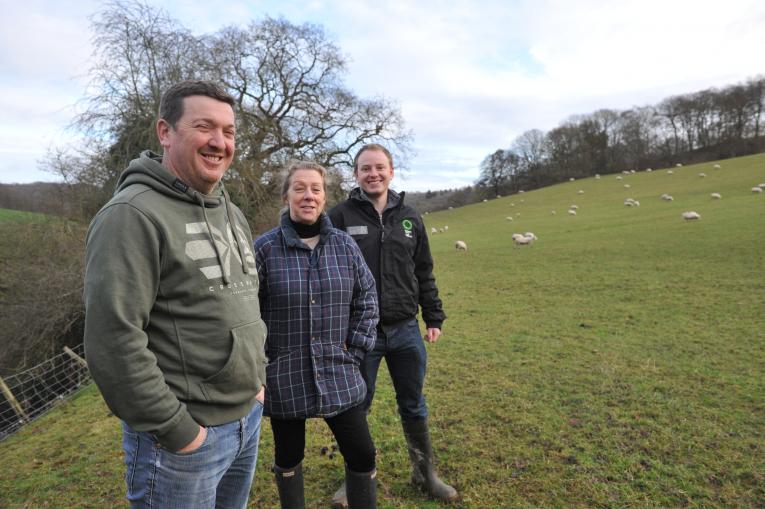 Feeding pregnant ewes TMR boosts lamb performance at Powys farm