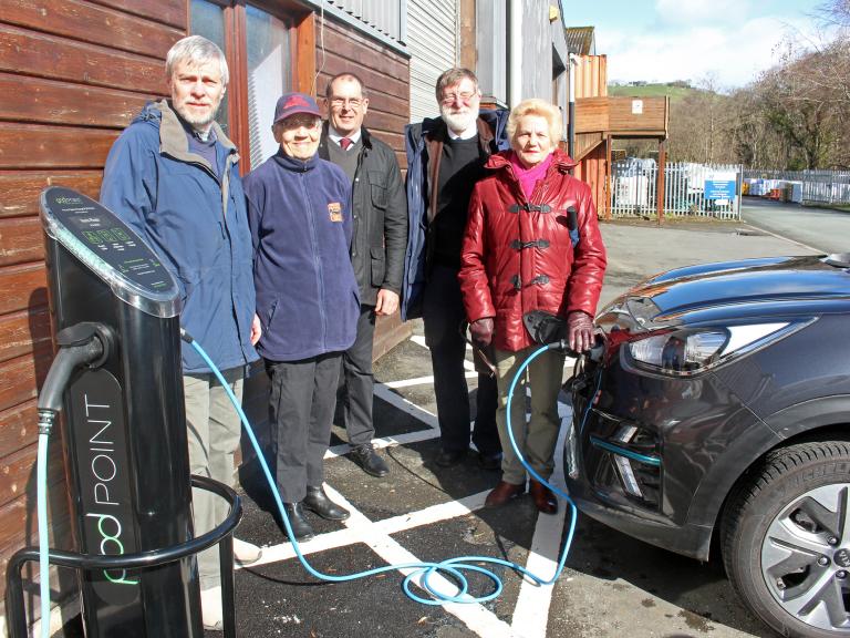 Llanfair Line plugs in to electric car charging