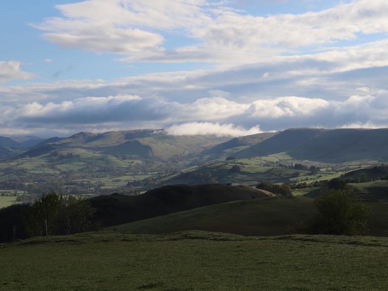 Landscape in Mid Wales 