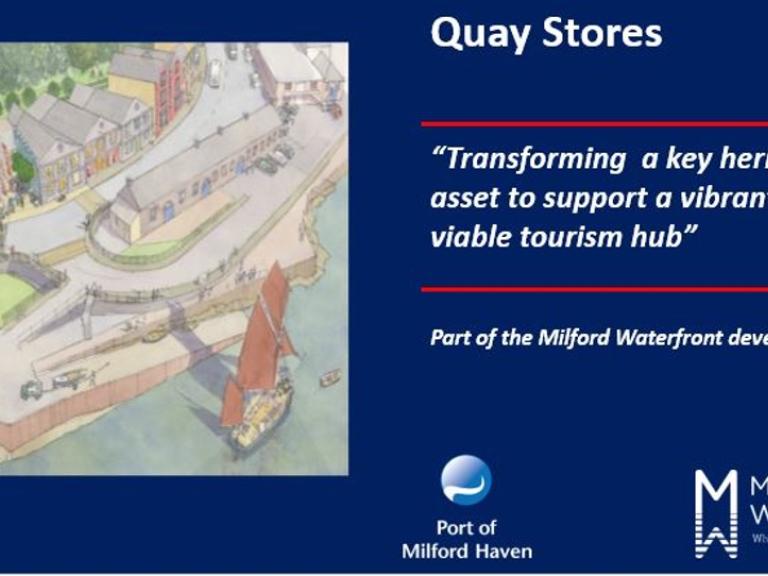promotional image of drawn image of quay stores