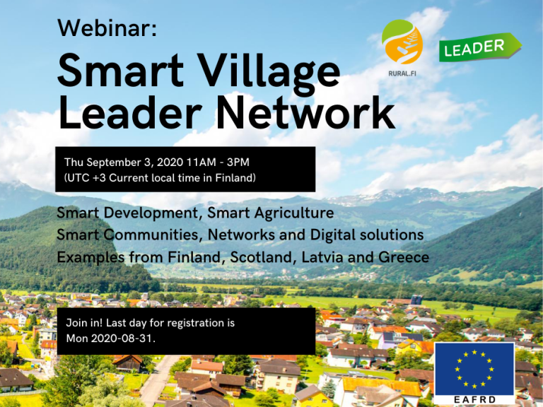 Smart Villages LEADER Network Webinar