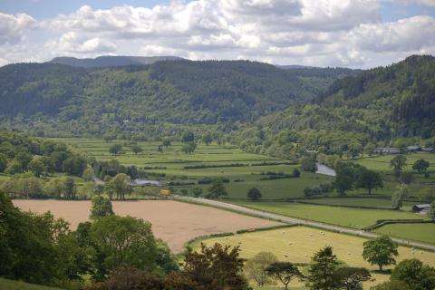 View of land in Conwy