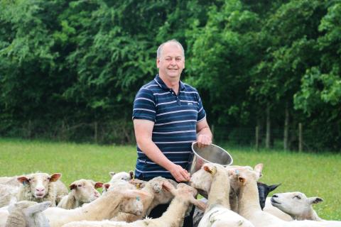 Haverfordwest's Bryn Perry, who launched his Ewe Whey Vodka in 2022